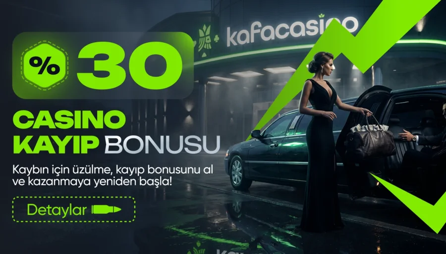 %30 SLOT & CANLI CASİNO KAYIP BONUSU