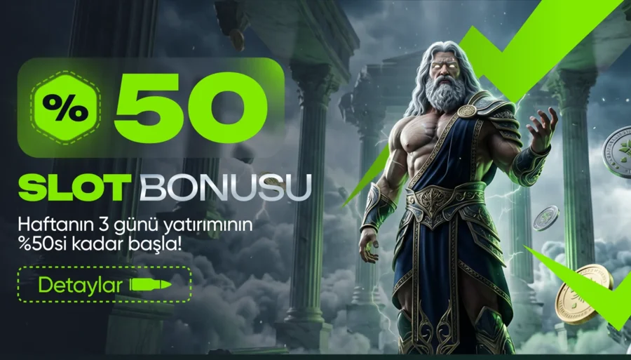 %50 SLOT YATIRIM BONUSU