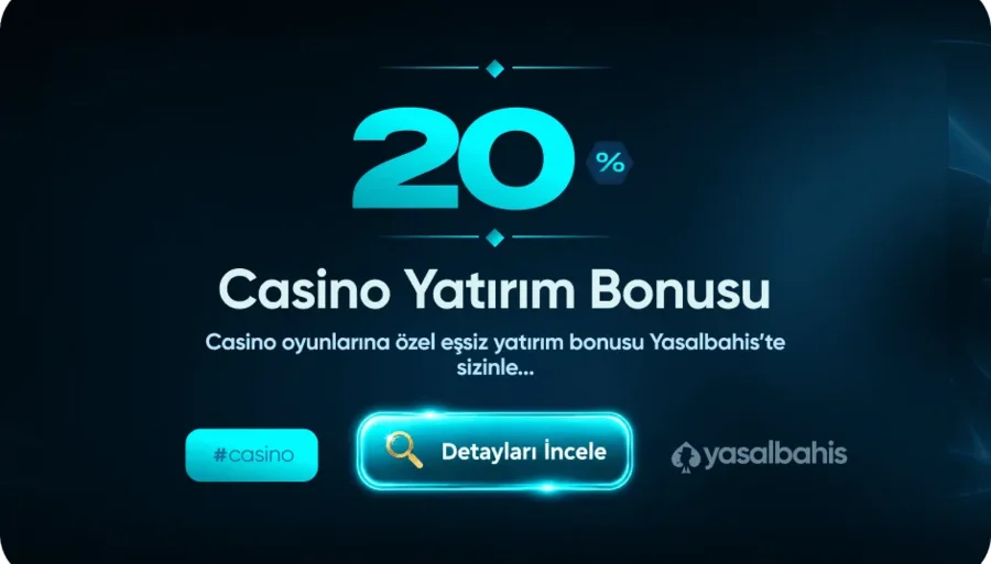 %20 Casino Yatırım Bonusu